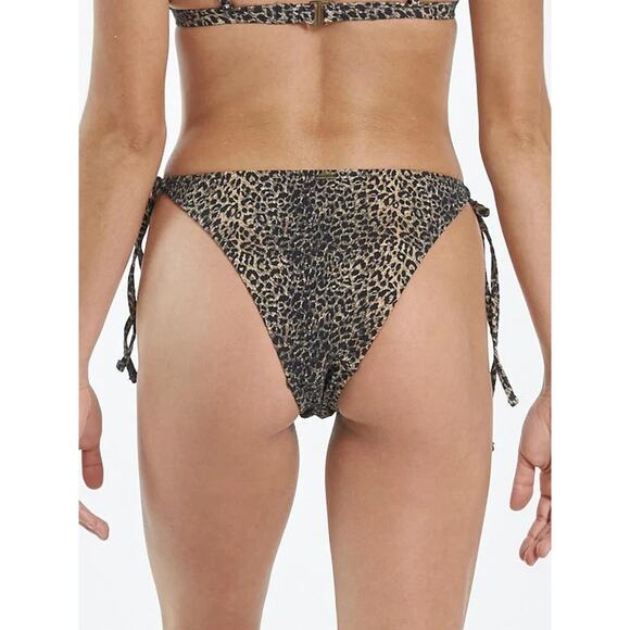 NEW Free People x Thrills Wayward String High Cut Animal Print Bikini Bottom Lg - Picture 3 of 8